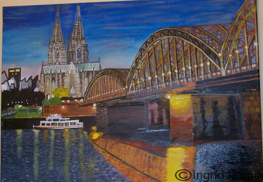 Hohenzollerbrücke-mit-Kölnerdom   €150